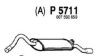 SKODA 007590659E End Silencer